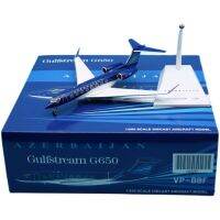 1:200ขนาด Guifstream G650 VP-BBF อาเซอร์ไบจานเครื่องบินเครื่องบิน D Iecast ล้อแม็กโลหะรุ่นที่มีฐาน L Anding Gear ของเล่น