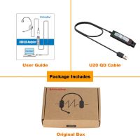 Voicefoy QD เพื่ออะแดปเตอร์ USB DA70ที่คล้ายกัน DA80ชุดหูฟังตัดการเชื่อมต่ออย่างรวดเร็วกับสาย USB สำหรับ2023Hot ชุดหูฟัง Plantronics