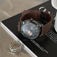 Black technology trendy mens watch 2022 trend fashion students junior high school students large dial outdoor sports waterproof