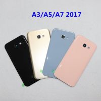 【อิเล็กทรอนิคส์ส่องแสง】กระจกหลังสำหรับ SAMSUNG Galaxy A3/A5/A7 A320 A520 A720 A320F A520F ฝาหลังปิดโทรศัพท์เปลี่ยนเคสปลอกหุ้มช่องหลัง