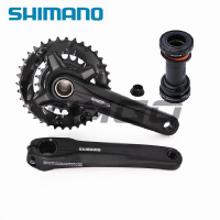 Shimano จานหน้าจักรยานเสือภูเขา FC-MT210,2X9ความเร็ว36-22T BB-MT500