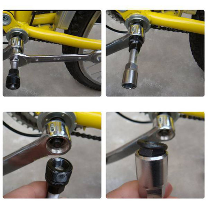 ปฏิบัติ-mtb-จักรยานหมุนล้อดูดวงเล็บด้านล่างขี่จักรยาน-crankset-เหยียบ-remover-เครื่องมือซ่อมแซมเครื่องมือซ่อมจักรยาน