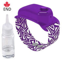 END # Liquid Wristband Hand Dispenser Hand Sanitizer Dispensing ซิลิโคนเหลวแบบพกพาสายรัดข้อมือ Hand Dispenser Washable Rewearable แบบพกพาสำหรับ Travel