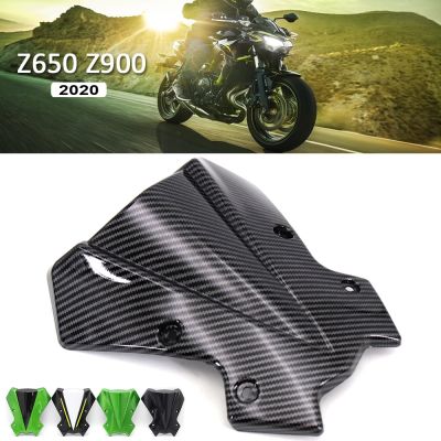 ที่เบนทางลมลมคาร์บอนไฟเบอร์กระจกรถจักรยานยนต์ใหม่สำหรับ KAWASAKI Z650 Z900 Z 900 Z 650 2020