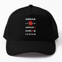 Scream Movie Series Logos W Years Baseball Cap Hat Casual Snapback Sun Bonnet Casquette Sport Solid Color Printed Boys Women