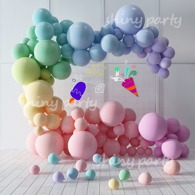 Macarone Colorful Balloons 5-36 Inch Inflatable Helium Balloon Wedding Christmas Decoration Festival Scene Room Layout Baloons Balloons