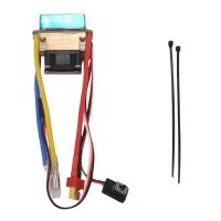 480A Brushed ESC Single Motor with Cooling Fan Waterproof 2-4S 3 Modes 5V/3A BEC for RC Cars