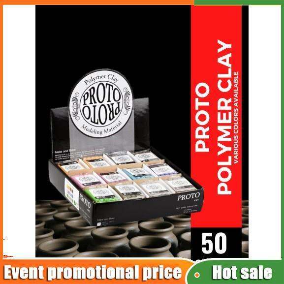 NARA Proto Polymer Clay Ovenbake 50 grams (Various Colors Available