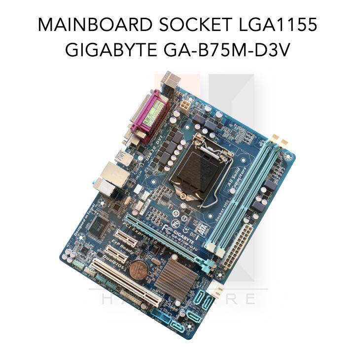 mainboard-gigabyte-ga-b75m-d3v-lga1155-support-intel-core-i-gen-2xxx-and-gen-3xxx-series-สินค้ามือสองสภาพดีมีฝาหลังมีการรับประกัน