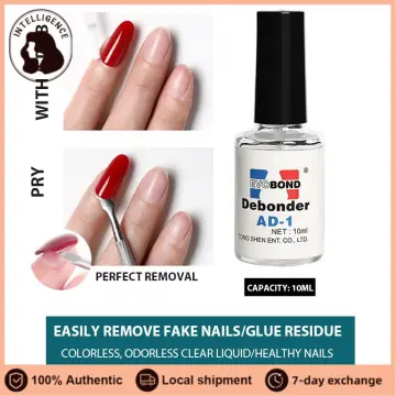 🎀🎀IE Glue remover Artificial Nail Glue Debonder AD-1 Nail Tip Extension  Remover Soak Off Gel Fake Nails Degumming Agent Fake Nail Accessories  Odorless Glue Remover