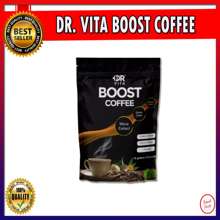 Dr Vita Boost Coffee 10g 10 Sachets Maca Extract Barley Grass Rhodiola Extract Coffee 7471