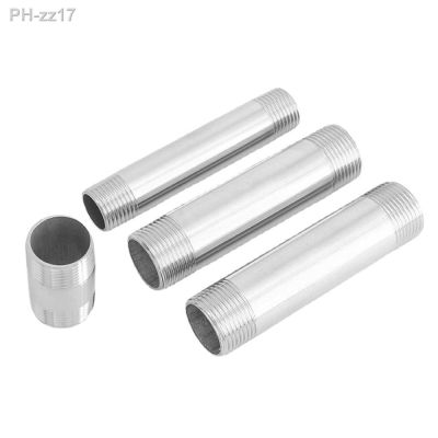 ☎❇┇ 1/8 1/4 3/8 1/2 3/4 1 -2 BSPT Male Length 60 80 100 150 200 300mm Barrel Nipple 201 304 Stainless Pipe Fitting Connector