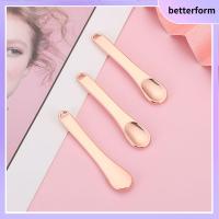 BETTERFORM เครื่องสำอางบนใบหน้า สกู๊ปความงาม แต่งหน้า โลหะ ตักนำมาใช้ใหม่ ช้อนมินิ เครื่องสำอาง