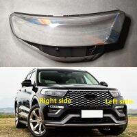 ฝาครอบ Lampu Depan Mobil โป๊ะไฟแบบโปร่งใสเลนส์ไฟหน้าเวอร์ชันอเมริกาโคมไฟแก้วสำหรับ Ford Explorer 2020 2021 2022