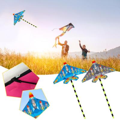 1.2M Kite+30M Wire Board Kite Battle Aircraft Kite Cartoon Kite Simulation Childrens E8S9