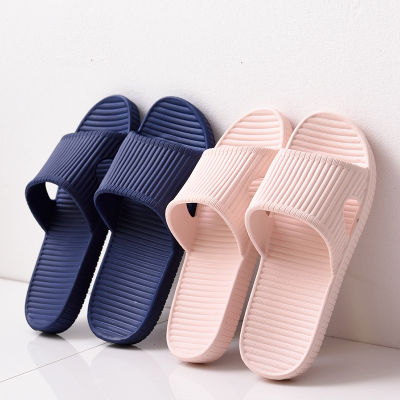 Summer Bathroom Slippers Anti Slip Bath Leakage Residential Indoor Thick Soled Mens and Womens Flip Flops Couple Sandals