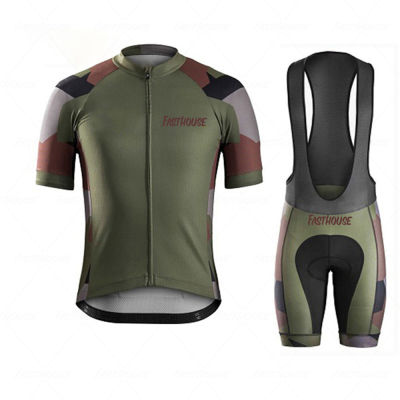 FASTHOUSE ฤดูร้อนขี่จักรยานย์ชุดระบายอากาศ MTB จักรยานขี่จักรยานเสื้อผ้าจักรยานเสือภูเขาสวมใส่เสื้อผ้า M Aillot Ropa C Iclismo