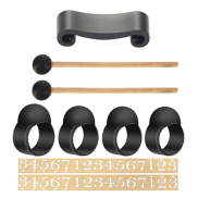ammoon9-Piece Tongue Drum Accessories Set Tank Drum Attachments with