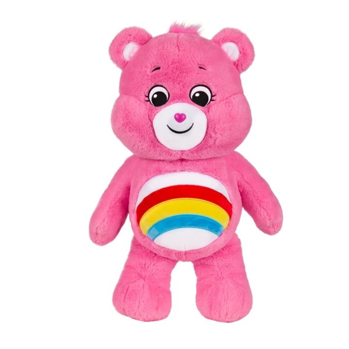 พร้อมส่ง-อเมริกาแท้-ตุ๊กตาแคร์แบร์-carebears-24นิ้ว-jumbo-cheer-bear-ของแท้-นำเข้าอเมริกา