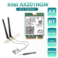 3000Mbps 5.0ไร้สายบลูทูธ M.2 AX201NGW ไร้สาย CNVIO Wifi Desktop Kit เสาอากาศสำหรับ Ngff/ M.2 Cnvio2 Intel AX201การ์ดเน็ตเวิร์ก Wi-Fi6