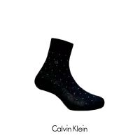 CALVIN KLEIN ของเรา. Q4538» CALVIN ถุงเท้าข้อสั้น ผ้าฝ้าย ลายจุด สไตล์ธุรกิจ สําหรับผู้ชาย