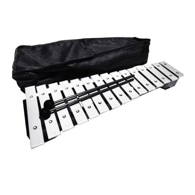 Moon ส้มโอ15 Note Glockenspiel กับกระเป๋าหิ้วและค้อนสำหรับ Kado Ulang Tahun