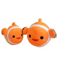 Cute Creative Orange Comfortable Rabbit Fur Material Ugly Cartoon Fish Plush Toys Sofa Room Decoration Girls Kids Birthday Gifts