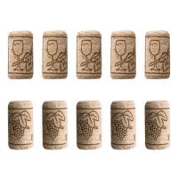 200Pcs Wine Cork Sealing Wine Cork Wine Bottle Stopper Bar Tool Bottle Closure Wooden Sealing Cover