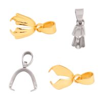 【CW】 20pcs Pinch Clip Bail Clasps Pendant Findings Pendants Clasp Making Jewelry Accessories