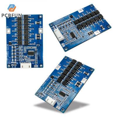 pcbfun 3S 4S 5S 18650แผ่นป้องกันแบตเตอรี่ลิเธียมพร้อมแผงระบายความร้อนที่เท่าเทียมกัน35A ป้องกันการชาร์จมากเกินไปและการคายประจุมากเกินไป