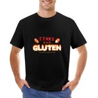 I CanT Eat Gluten It Makes My Tummy Hurt Gluten Intolerant Celiac Meme T-Shirt Anime T-Shirt Mens Graphic T-Shirts Pack