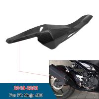 2023 Ninja400 Motorcycle exhaust pipe protector carbon fiber heat shield Fairing Fit For Kawasaki Ninja Z400 EX400 2018 19-2022