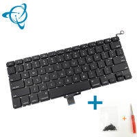 shenyan NEW for Pro 13" A1278 Portuguese Keyboard Potugal +Screws 2009 2010 2011 2012 MD101 MD102