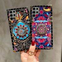 Colorful Dreamcatcher Diamond Ring Square Phone Case For Samsung A 73 72 71 70 60 54 53 52 51 50 42 33 32 31 23 22 21 20 14 13 S