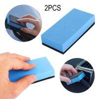 80 HOT SALES!!! 2Pcs Car Glasses Wipe Cleaning Washing Sponge Brush Dirt Remover Eraser Cleaner