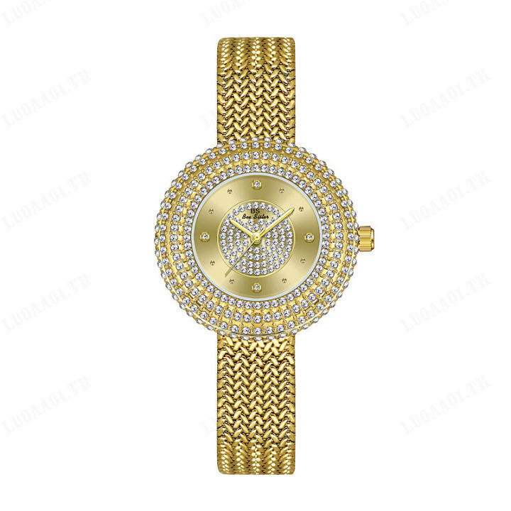 luoaa01-นาฬิกาแฟชั่นหรู-สีทองแดง