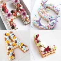 26 Letters Alphabet Cake Molds Birthday Muffin Decorating Cake Cookie Chocolate Mould Decoration Baking Pastry Accessories Tools Traps  Drains