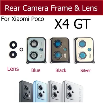 NEW Rear Back Camera Glass Lens For Xiaomi POCO X3 NFC Global Version  Camera Glass With Cover Frame Holder With Glue Adhesive