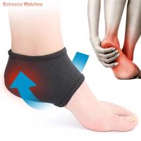 เท้าแตก SCIROCCO สำหรับ Achilles Tendonitis แผ่นส้นเท้ายืดหยุ่นดูดซับแรงกระแทก Plantar ถุงเท้าส้นรองกันอาการพังผืดอักเสบแผ่นแทรกดูแลเท้าป้องกันเท้ารองรับเท้าข้อเท้า