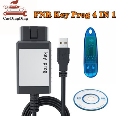 ผลิตภัณฑ์ใหม่ FNR Key Prog 4 IN 1สำหรับคีย์โปรแกรมเมอร์รถเรโนลต์พร้อมดองเกิล USB Fnr คีย์ Prog 4 In 1เครื่องวิเคราะห์ OBD2คีย์โปรแกรมเมอร์อัตโนมัติ