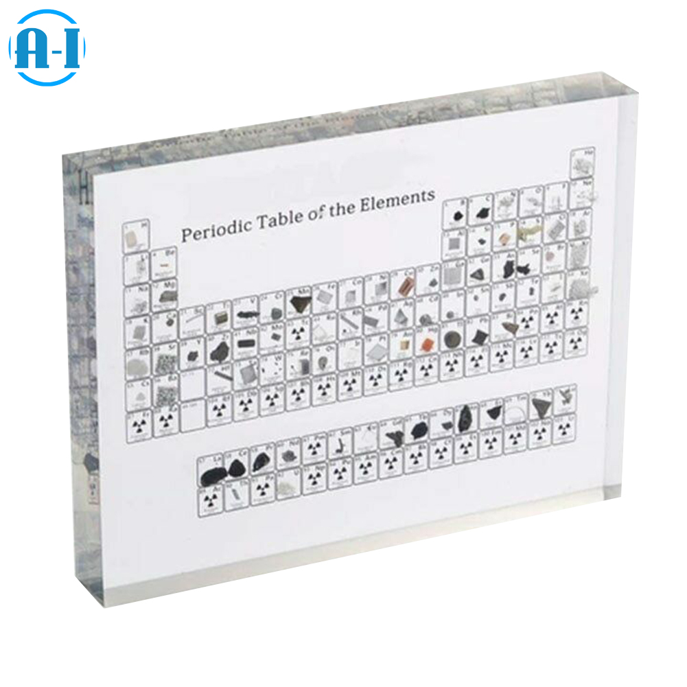 JIEHED Periodic Table Display with Elements Student Teacher Gifts Crafts Decor 