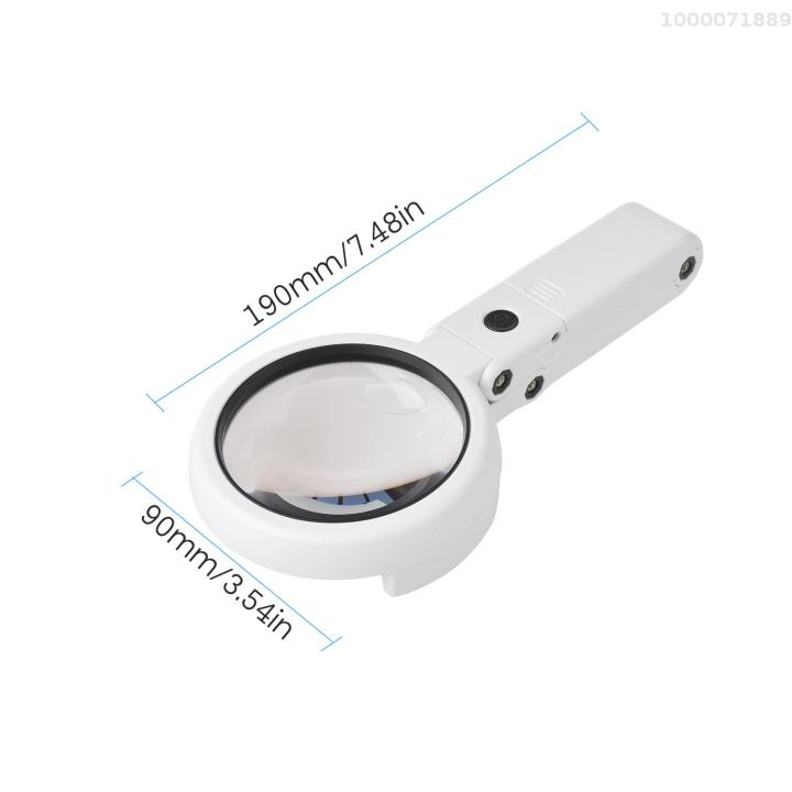 แว่นขยายที่โต๊ะมือถือ5x-10x-พร้อมแว่นขยายขับเคลื่อน-usb-ไฟ-led-และขาตั้งสำหรับงานหัตถกรรมนาฬิกานาฬิกาการซ่อมแซมเครื่องใช้ไฟฟ้าเครื่องมืองานอดิเรก