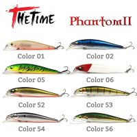 ۩♀ 2022 THETIME Phantom II Suspending Minnow Lures 110mm 19g Long Casting Jerkbait Wobblers Artificial Baits Fishing For Bass Pike