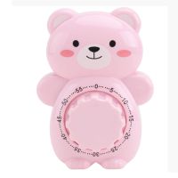 Mechanical Timer Kitchen Timer Countdown Timer Cartoon Bear Shape Egg Timer 60 Min for Cooking,Sports,Learning,Etc