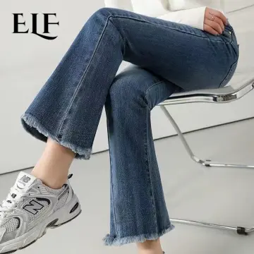 S-5XL Women Jeans Rhinestone Elastic Pencil Slim Skinny Spring