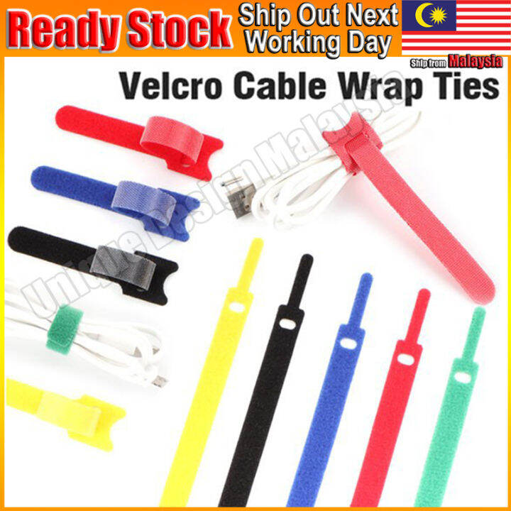 Velcro Cable Tie Wire Reusable Cord Organizer Winder Magic Wrapper