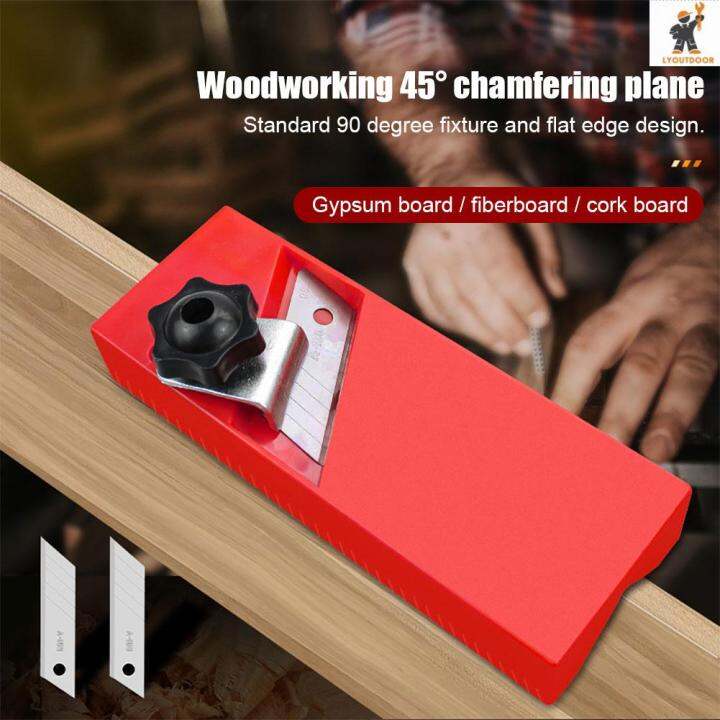 Woodworking Planer Edge Corner Plane 45 Degree Bevel Cutter Head Manual ...