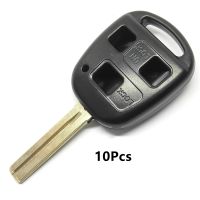 [New Changes] OEM 10Pcs เปลี่ยน3ปุ่ม Remote Key Shell สำหรับ Lexus IS200/RX300/ES300/LS400/GX460 TOY48ใบมีด40มม.K481