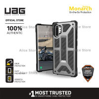 UAG Monarch Series Phone Case for Samsung Galaxy Note 10 Plus with Military Drop Protective Case Cover - Silver