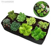 ✱☒ Multi-grid Rectangular Felt Planting Bags Garden Plant Grow Bags Vegetable Split Planting Bag Green Growing Garden Flowerpot